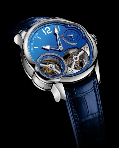 Replica Greubel Forsey Watch Quadruple Tourbillon Blue Platinum Men